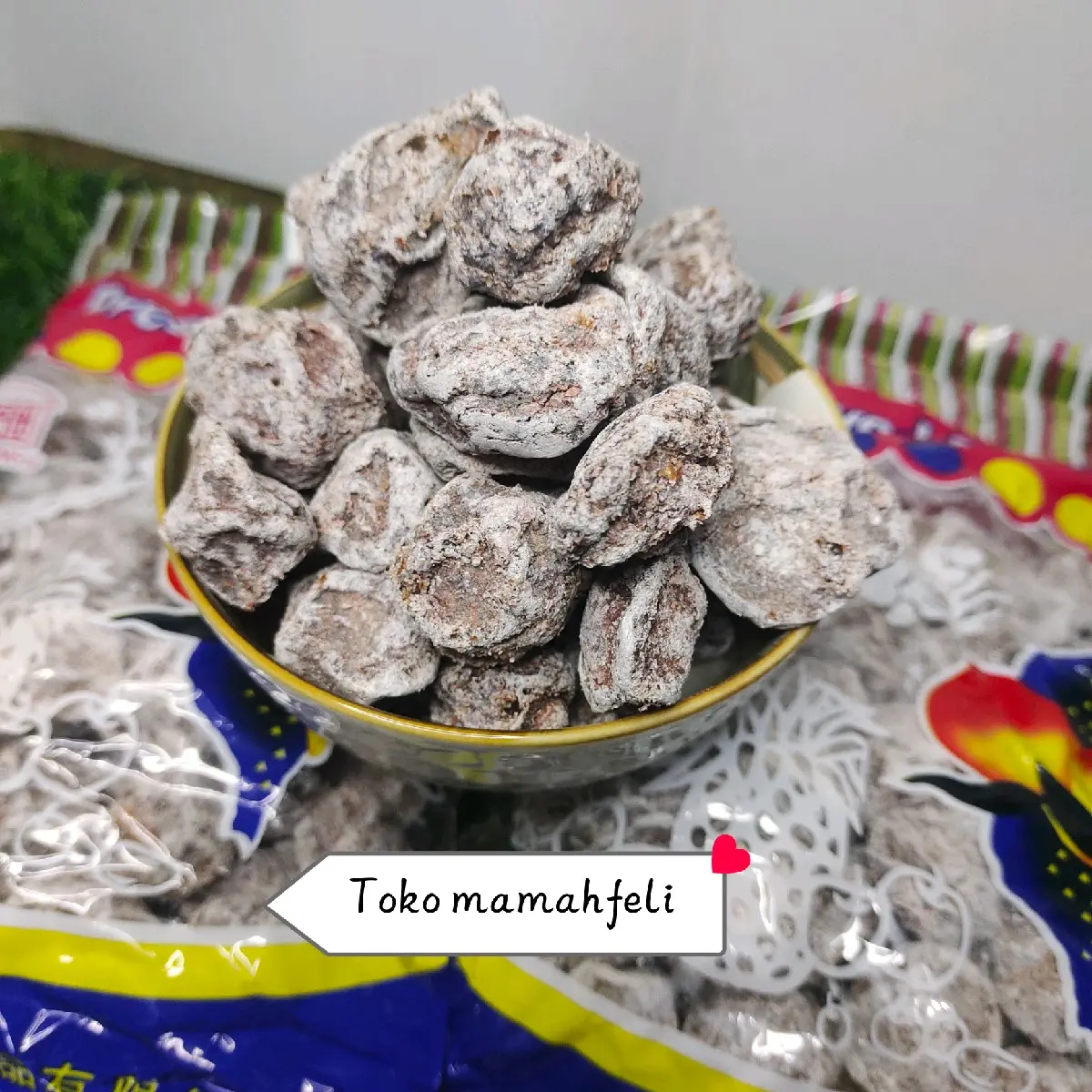 KIAMBOY PUTIH ASEM ASIN  WHITE PRUNE 250GRAM - 500GRAM Food