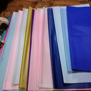 [5 LEMBAR] Flower Wrapping Paper Kertas Buket Bunga Polos Korea Cellophane Waterproof