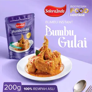 Seleraindo Bumbu Gulai Ayam Instan 200gr – Bumbu Gulai Kuning Khas Padang, Praktis Siap Masak, Tanpa Pengawet, Halal, Rasa Autentik