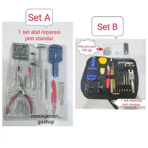 alat servis jam tangan 1 set reparasi jam