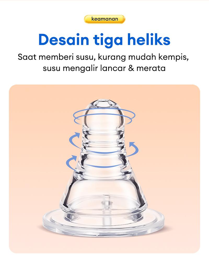 10PCS Dot Bayi Wide Neck 5cm Nipple Silikon Bpa Free Empeng Bayi Peristaltic Plus Lebar Anti Kolik MNZ 10PCS Dot Bayi Wide Neck 5cm Nipple Silikon Bpa Free Empeng Bayi Peristaltic Plus Lebar Anti Kolik MNZ