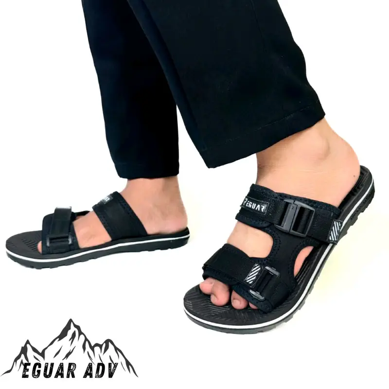 Sandal Gunung Adventure Karet Super Empuk Sandal out dor Sandal Slop Pria Terbaru 1