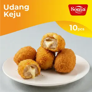 Udang Keju Soraya 10 pcs - Isian Padat dan Keju Lumer Daging Frozen Food Makanan