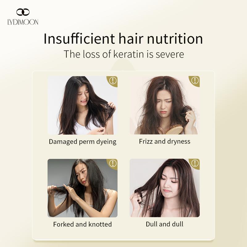 Product Introduction of Keratin Hair Mask Hair Care Smooth Moisturizing Dry Repair 500g*1 Bottle  Haircare 1