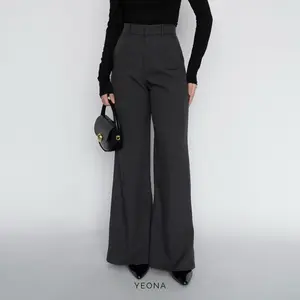 YEONA - ETTA PANTS | Semi Flared Pants