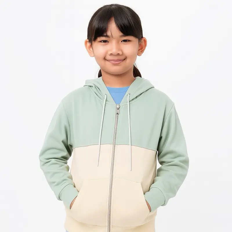 PUFFYID jaket anak perempuan TWO COMBY fashion hoodie kids keren 1