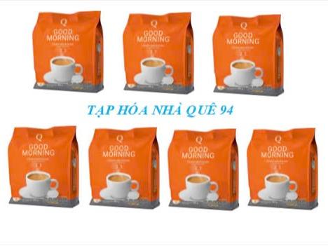 7 bịch cà phê sữa trần quang Goodmorning,mỗi bịch có 24 ống nhỏ 20 gram cafe