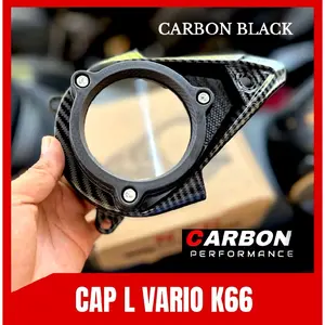 Keongan cap L vario NTH carbon keongan cvt vario 125-150 2018 up keongan vario carbon Motorcycle Motor