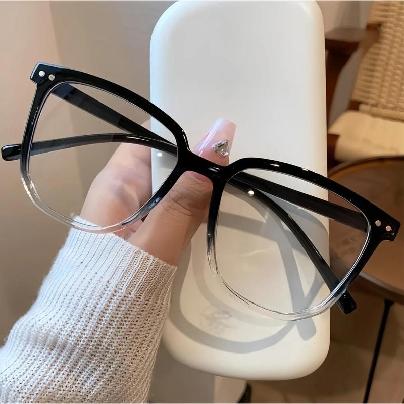 Kính hình chữ nhật chống ánh sáng xanh biển, thời trang cho nữ và nam, giảm mỏi mắt, dùng khi sử dụng máy tính và chơi game