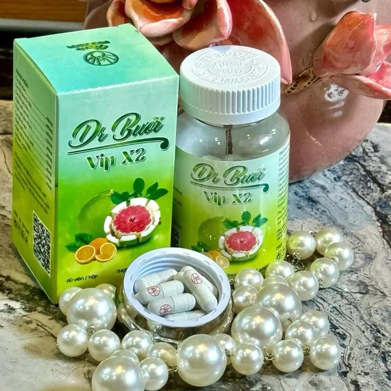 THỰC PHẨM BỔ SUNG VITAMIN DR BƯỞI HỘP 60 VIÊN HỖ TRỢ CHĂM SÓC SẮC ĐẸP NGƯỜI LỚN buoivipx2 q10 0