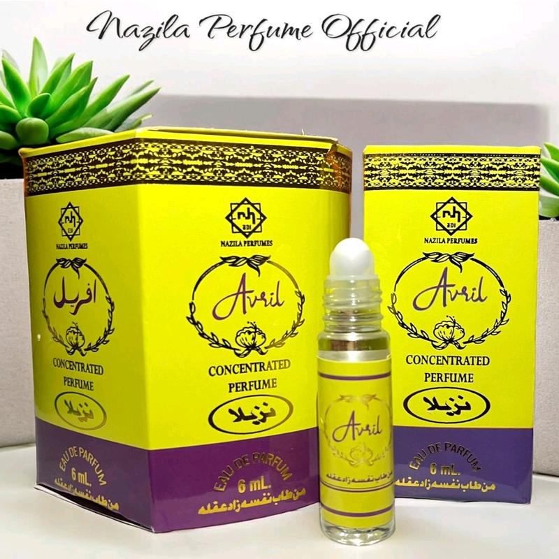 Perfume nazila arab aroma avril non alkohol terlaris 1 box isi 6 pcs original unisek laki laki perempuan tahan lama berkualitas Pria Wangi Wanginya Wanita 1