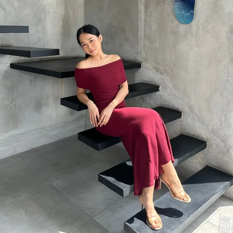 ￼JOLIE | JULIE DRESS | DRESS WANITA | LONG DRESS | SABRINA DRESS | MERMAID DRESS 8