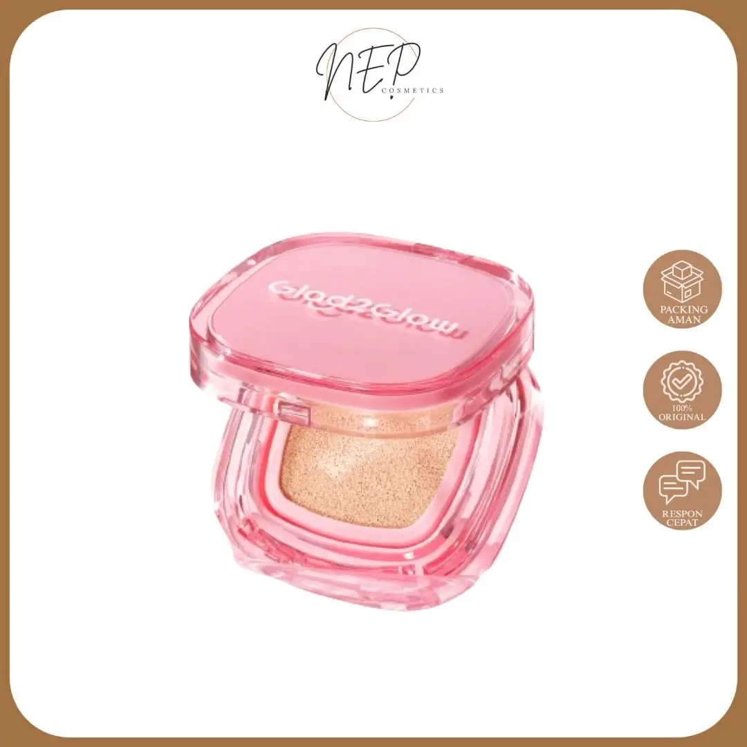 Glad2Glow Perfect Cover Cushion Oil-Control matte Waterproof Sweatproof Finish Poreless Cushion