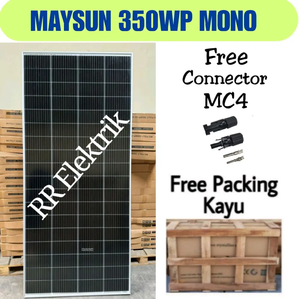Solar Panel Solar Cell Panel Surya Maysun 350Wp Mono 350 Wp Monocrystalline