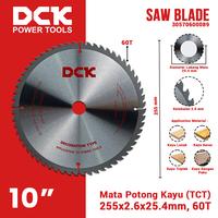 Gambar DCK Saw Blade (TCT) 10 Inci / Mata Potong Kayu 255 mm dari DCK Power Tools Indonesia Kota Administrasi Jakarta Barat 4 Tokopedia