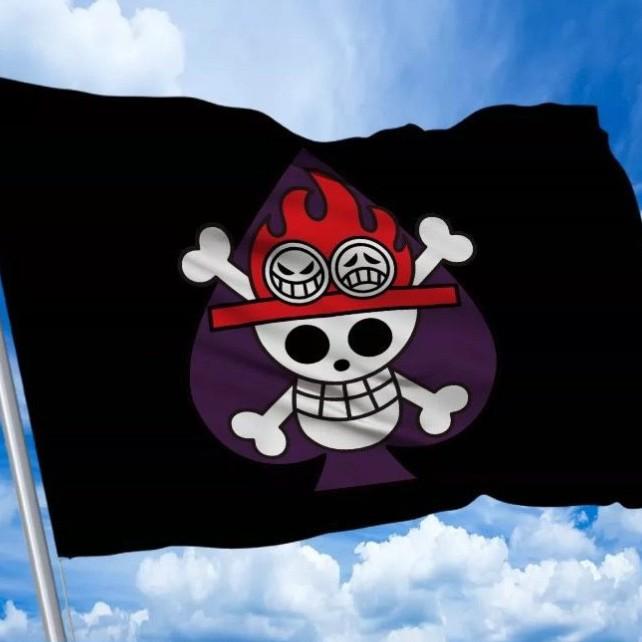 Bendera One Piece Terbaru 2026 Kain Bendera Luffy Besar Kecil Printing HD One Piece Ukuran 90x60 & 150x90cm Bendera One Piece 5 Model Satin Polyester Bendera One Piece