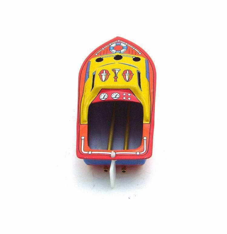 Product Introduction of Vintage STEAM Boat Pop Pop Candles Powered Put Put Ship Collectable Tin Toy Educational 6