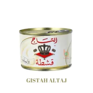 Qistah Taj Cream Impor Saudia Berkualitas Krim Premium untuk Dessert Arab Autentik Textur Halus Rasa Kaya Ideal untuk Hidangan Penutup Khas Arab