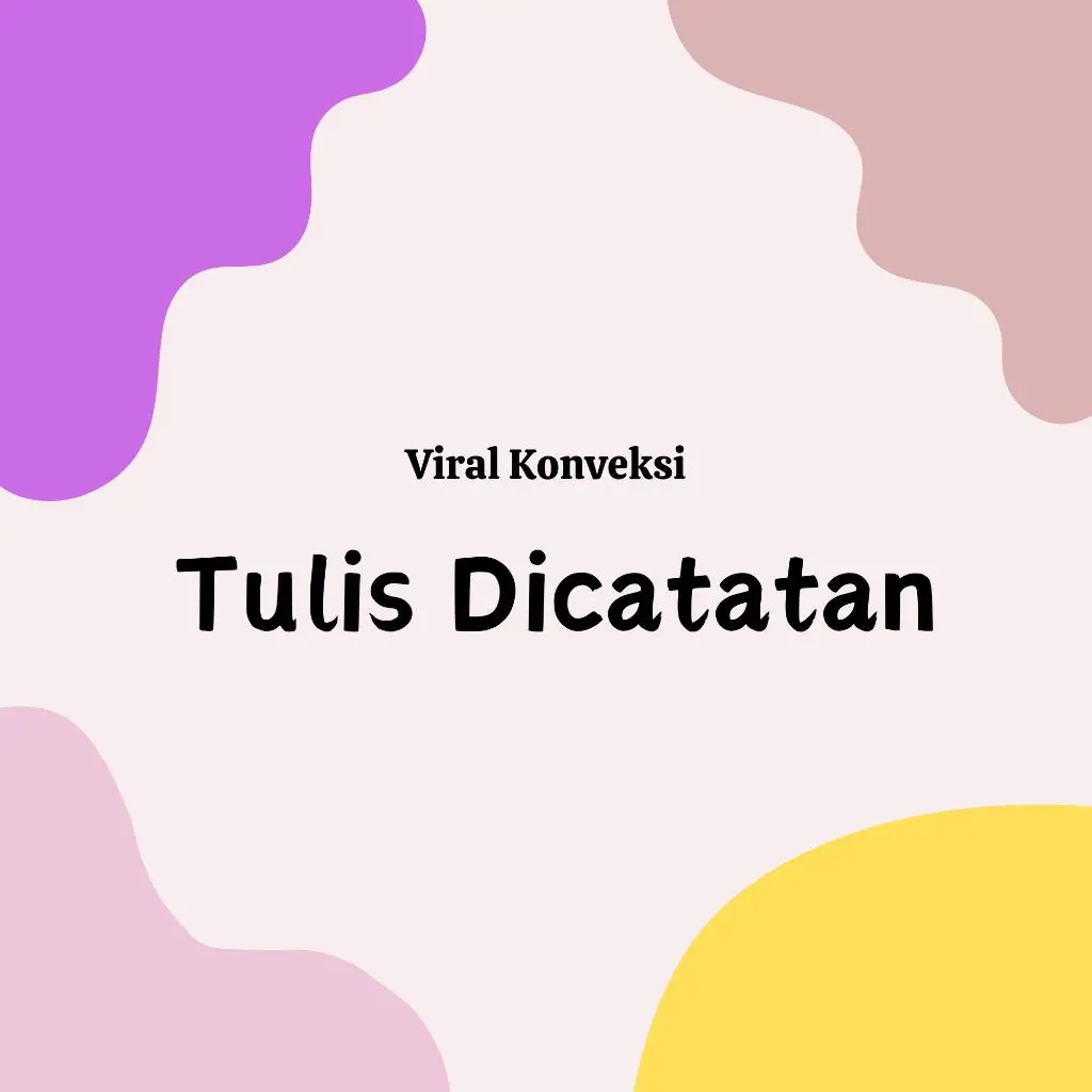 Tulis Di Catatan