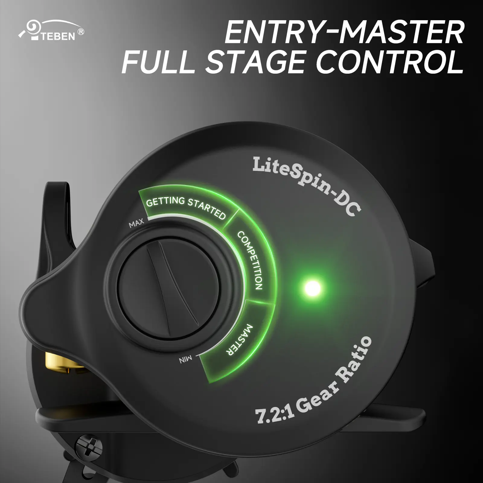 TEBEN Kekili Drum Reel LiteSpin DC with Smart Electronic Brake