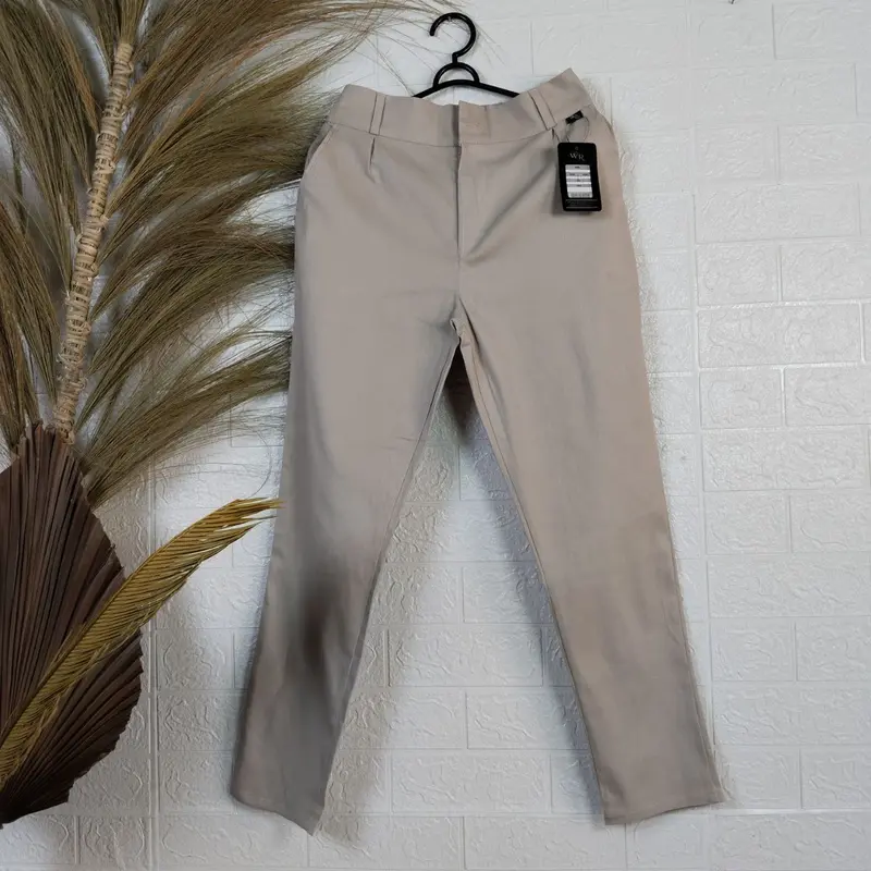 Celan Panjang Wanita Baggypants Katun Twill Combed - Bahan Halus dan Adem, Melar dan Tidak Mudah Kusut 0