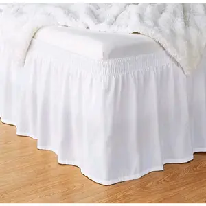 TERLARIS BIG SALE BED SKIRT  POLOS PUTIH PENUTUP KOLONG KASUR