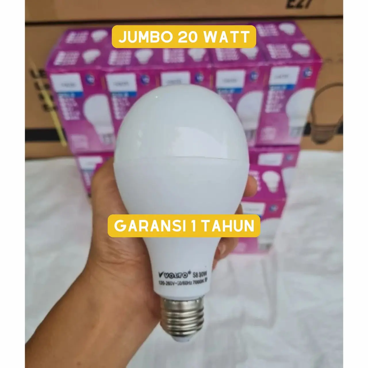 LAMPU LED 30 WATT BOHLAM AVERA SUPER TERANG HEMAT ENERGI 88% [ GARANSI 1 TAHUN ]