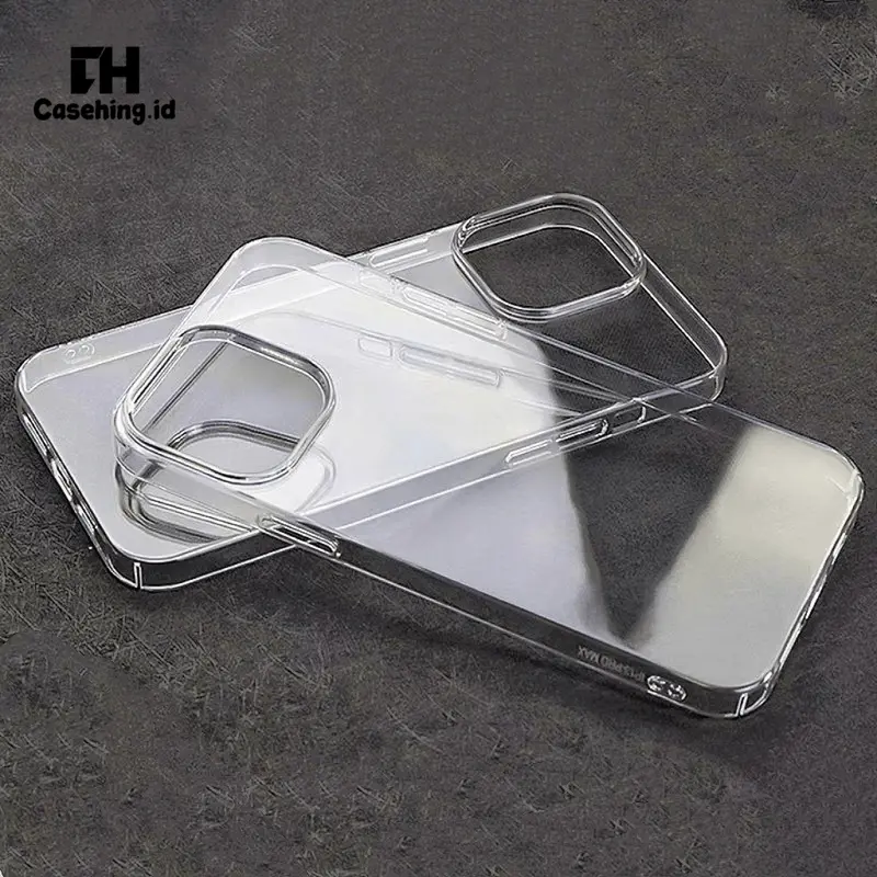 HARD CASE CLEAR BENING TRANSPARAN ANTI KUNING IPH 7 8 SE PLUS X XS MAX XR 11 12 13 14 15 16 PRO PLUS PROMAX MINI crystal acrylic hardcase tipis transparan anti yellowing ultra thin case akrilik 4