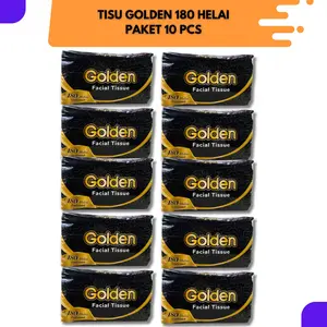 ( 10 PCS ) Tissue Golden 180 helai paket 10 pcs