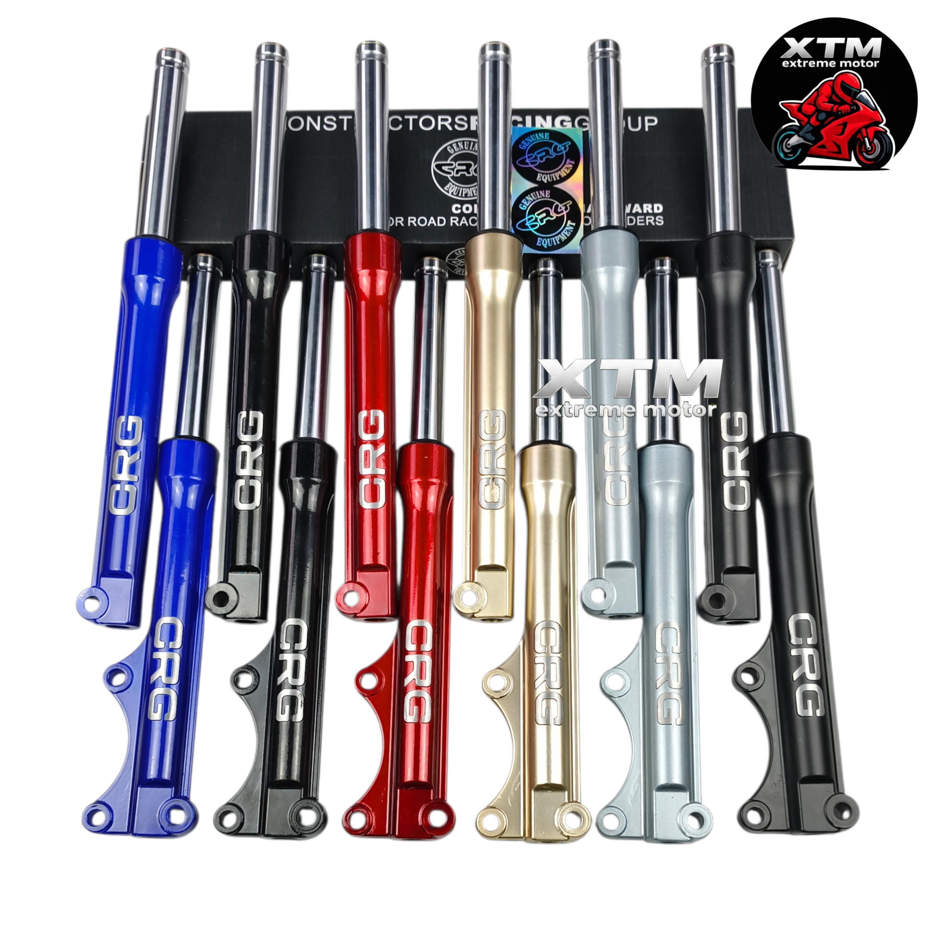 XTM Shock Depan CRG / TDX Model KYB untuk Mio Soul Mio Smile Mio J Fino M3 Soul GT Vario Beat Scoopy Genio - Material Kuat Tahan Lama & Desain Sporty