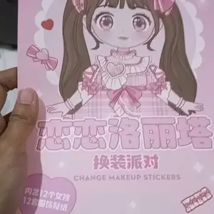 FIVEVOO Buku Stiker Diy/ Stiker Dress Up Book/ Buku Sticker Diy / Jadul Lucu Sticker Dress Up Book  PRODUK SATUAN (1 PCS)