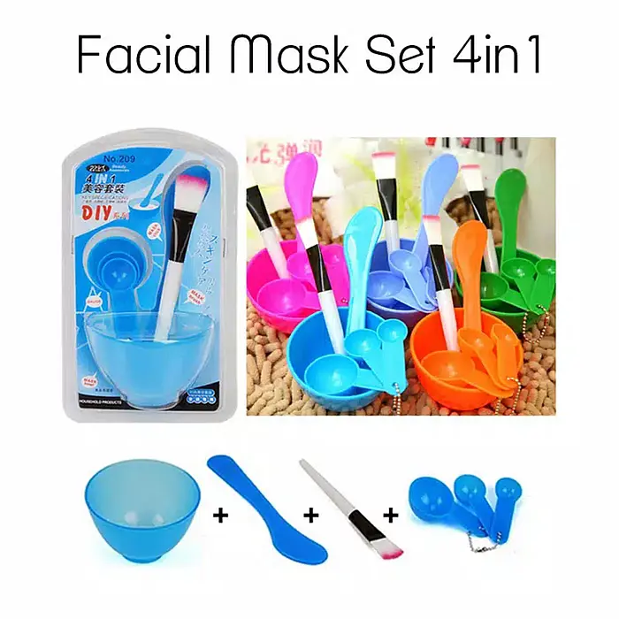 MANGKUK MASKER / MANGKOK LULUR SET 4IN1 MURAH / SET MANGKOK MASKER 4IN1 2