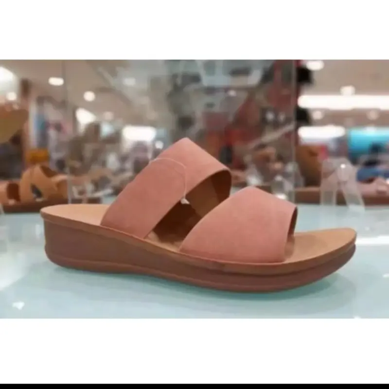 Sandal Wedges Styves Branded Wanita Sendal
