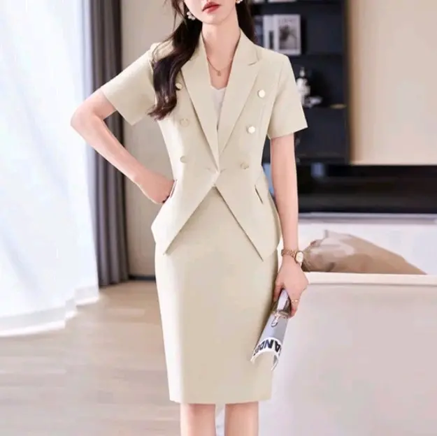 Rizqisport76 Setelan Blazer Rok Pendek Terbaru/Setelan Blazer Kerja Kantor Wanita&Set Blazer Kerja 1
