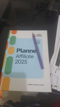 Product Review of Planner Book Buku Journal Jurnal Resolusi Agenda 2025 Affiliator by Fea Rini, Miss Konten, Koh Dennies dan Yohan Agustian Affiliate Akademi from U** D** 0
