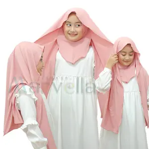 Pashmina Instan Inner Leher Anak Remaja 7-13 tahun Jersey Premium // Pashmina Terlaris
