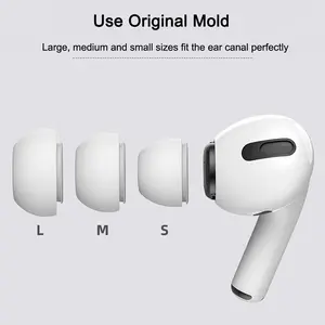 TMJ18 - Silicone Airpods Pro 3 Pasang S M L Air Pods Pro Plug in Soft Earbuds Karet