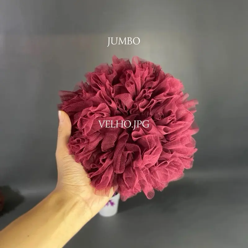 IKAT RAMBUT / CEPOL HIJAB RANDOM JUMBO Scrunchies Karet 7