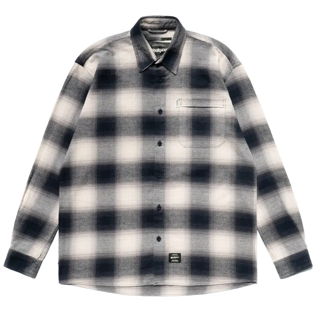 Insurgent Club - Flannel Black White