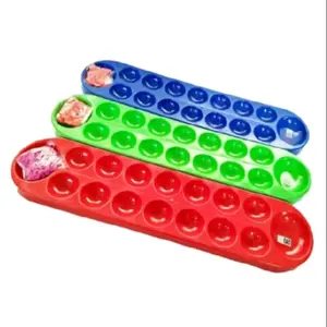 Mainan Tradisional Dakon/Congklak Warna-warni 1 set lengkap mainan  Edukasi Belajar anak main a