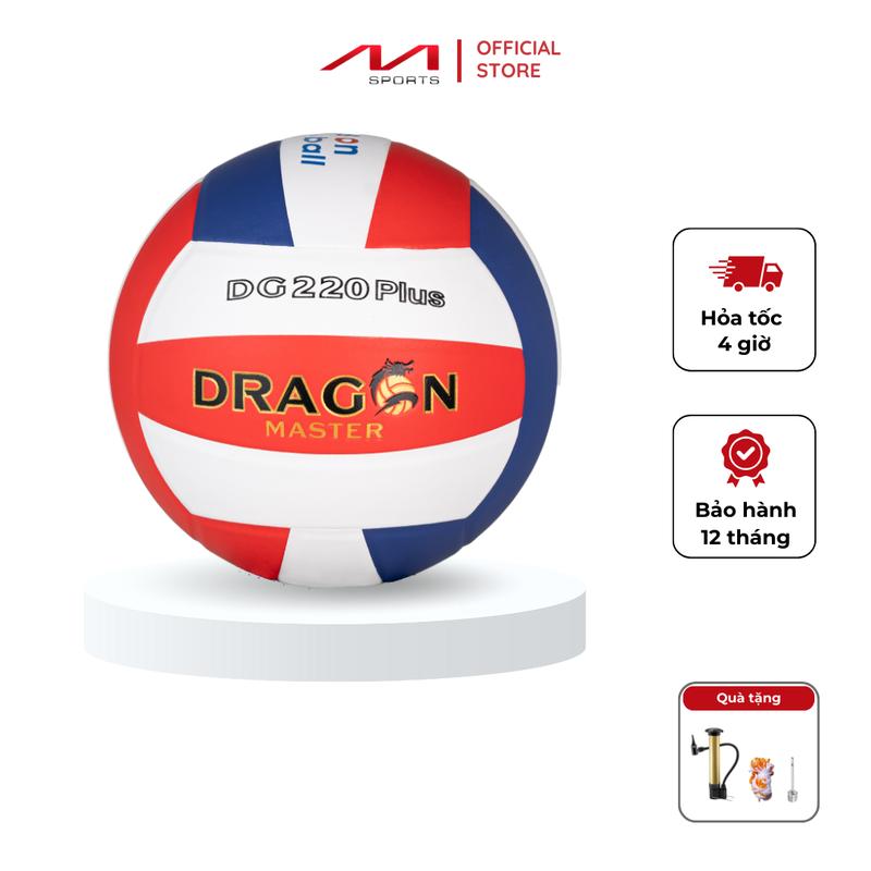 Banh Bóng Chuyền Thế Hệ Mới Dragon Master DG220 Plus – Da TPE Mềm, Êm, Không Đau Tay, Tập Luyện Cơ Bản, Ship Hỏa Tốc