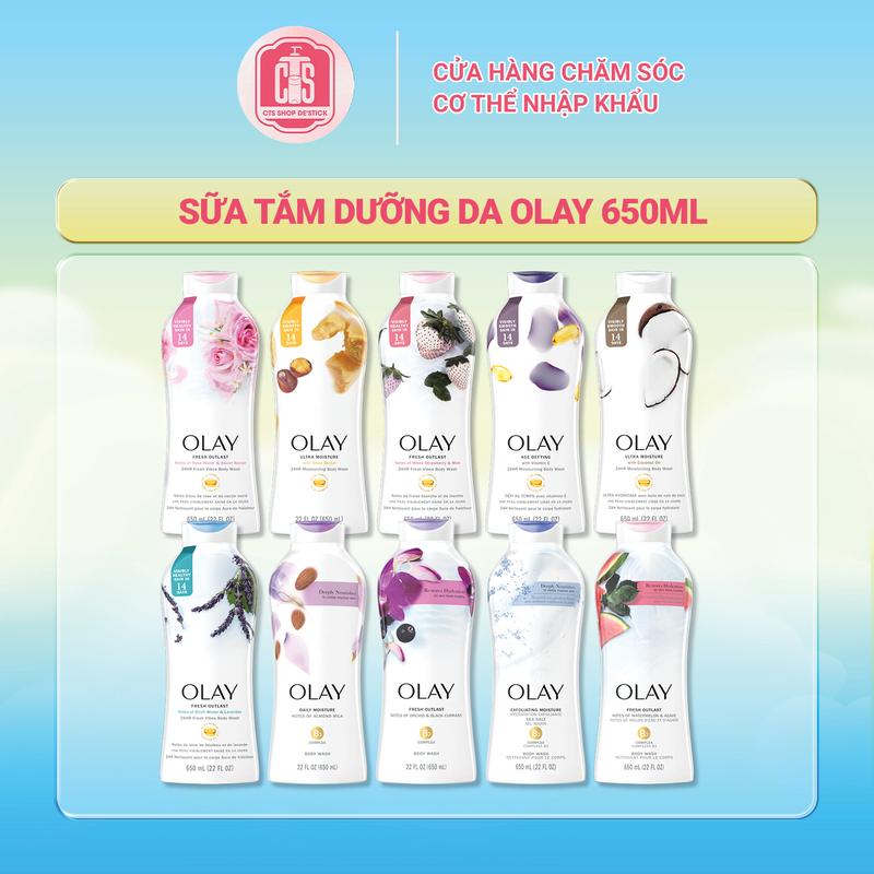 Sữa tắm Olay dưỡng ẩm 650ml Nữ Dưỡng Da Nữ Dưỡng Da Body Dưỡng Body Women