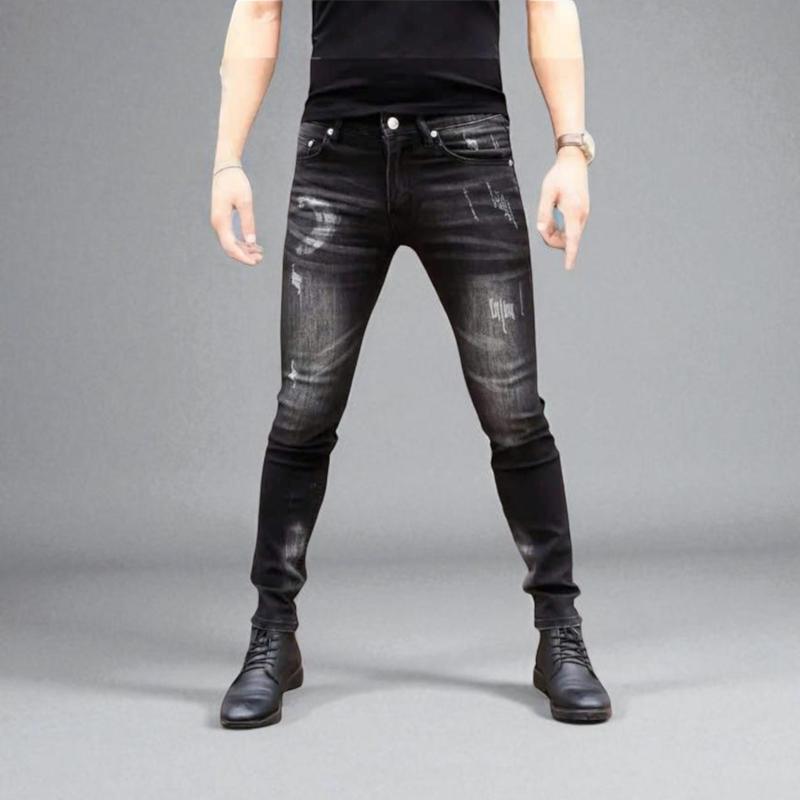 Quần Jean Nam Co Giãn Xám Slim Fit Thời Trang Mới Nhiều Mẫu Phong Cách Trẻ Trung Cá Tính 4 Chiều Chất Liệu Denim Bền Bỉ Dễ Chịu Khi Mặc Phù Hợp Với Cả Bốn Mùa Trong Năm
