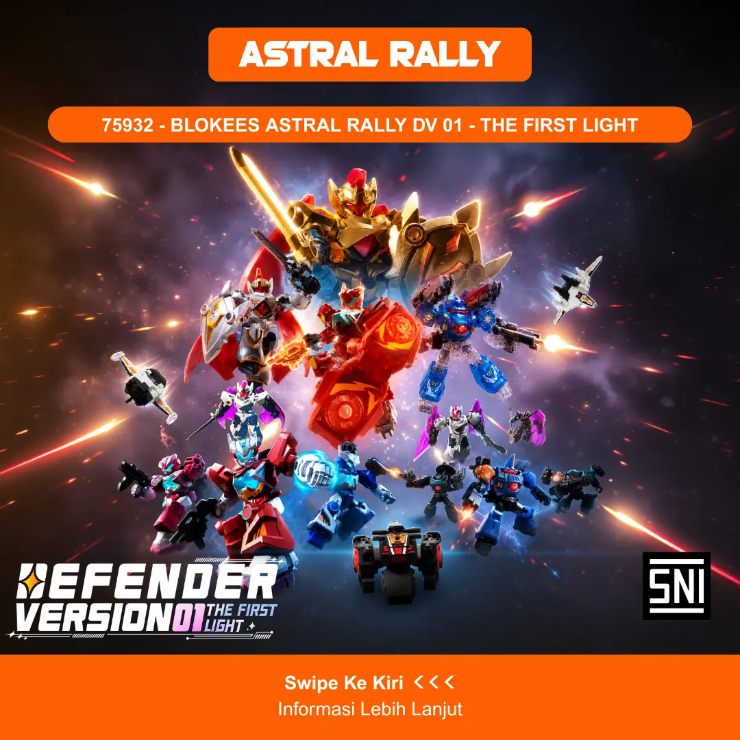 [NEW] READY STOCK!! BLOKEES Blind Box Astral Rally Defender Version 01 - The First Light - Satuan Random Action Figure