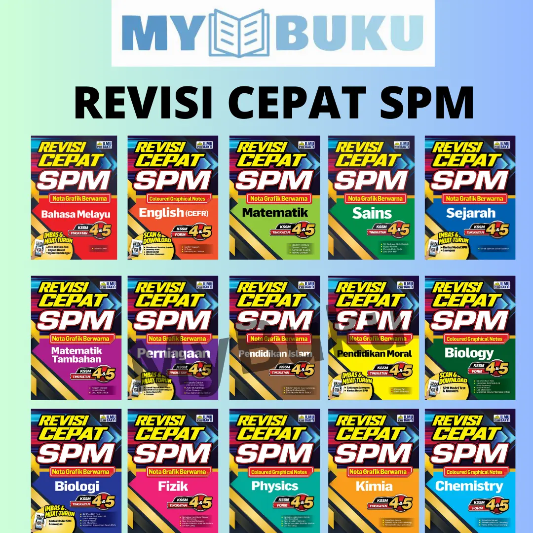 [MyBuku] REVISI CEPAT SPM KSSM TINGKATAN 4 & 5