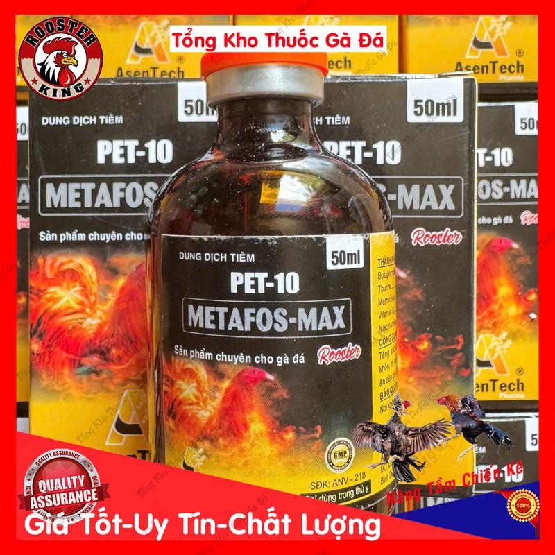 Pet 10 Metafos Max Chai 50ml Nuôi Gà Tơ Gà Chế Độ Đá