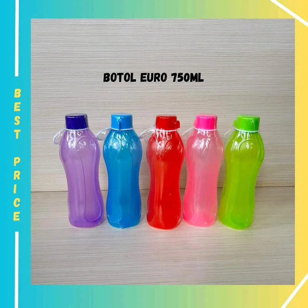 botol minum euro 750ml bahan plastik food grade