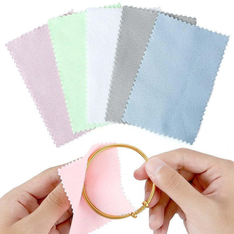 Product Introduction of 10pcs Silver Polishing Cloths Jewelry Cleaning Cloth Soft Clean Wipes Non Toxic Tarnish Remover for Jewelry Coins Watcch Camera Cleaner 16