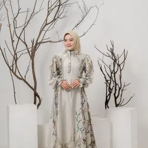 ARUMI Dress Gamis Wanita Elegan Lebaran Terbaru 2026 Model EFANI Desain Syar'i Trendy untuk Muslimah