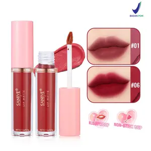 SANIYE KOL Lip Gloss Matte 11 Warna Pilihan Velvet Transferproof Tahan Lama Lipstik Cair Waterproof Kosmetik L1180